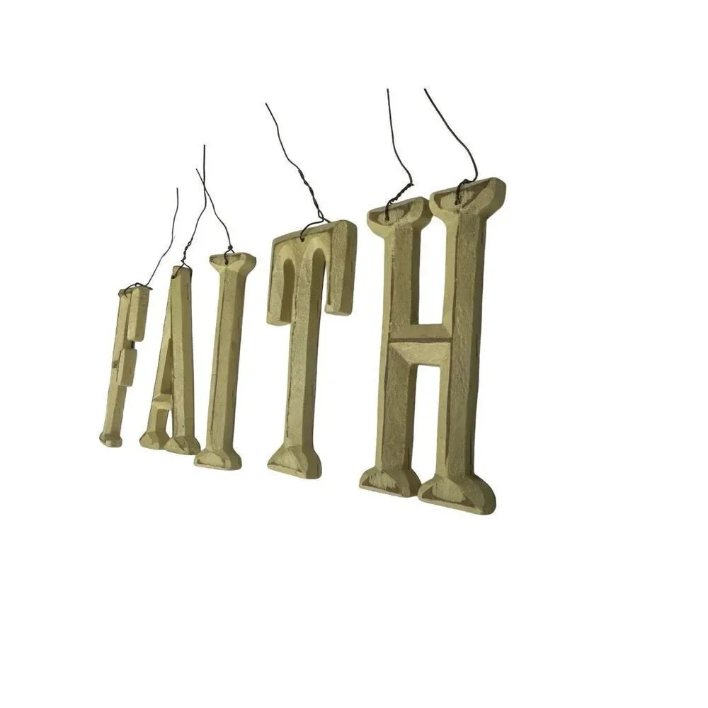 ‘FAITH’ Letters for Baskets. Netting. Screens